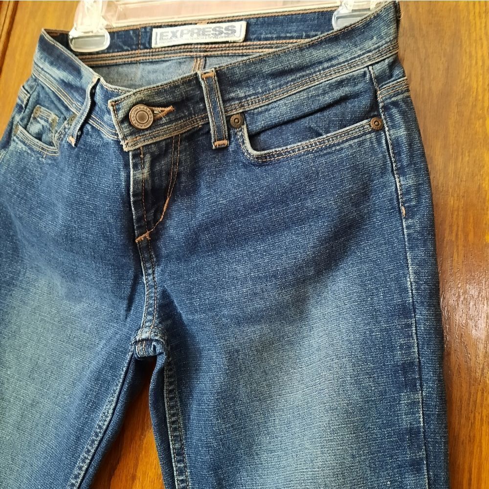 Express Denim Jeans Bootcut  Blue - Picture 10 of 16